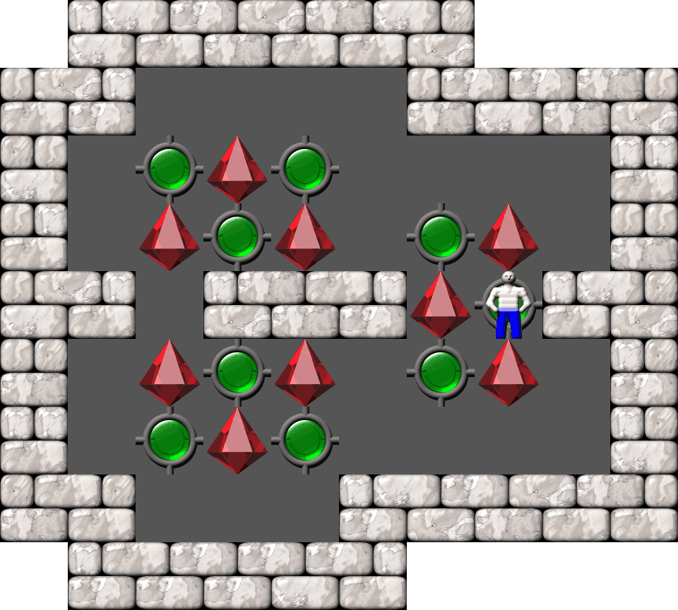 Sokoban Mass Remodel level 1471